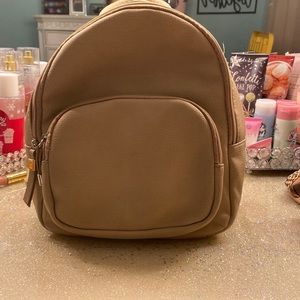 Vintage backpack purse pu leather